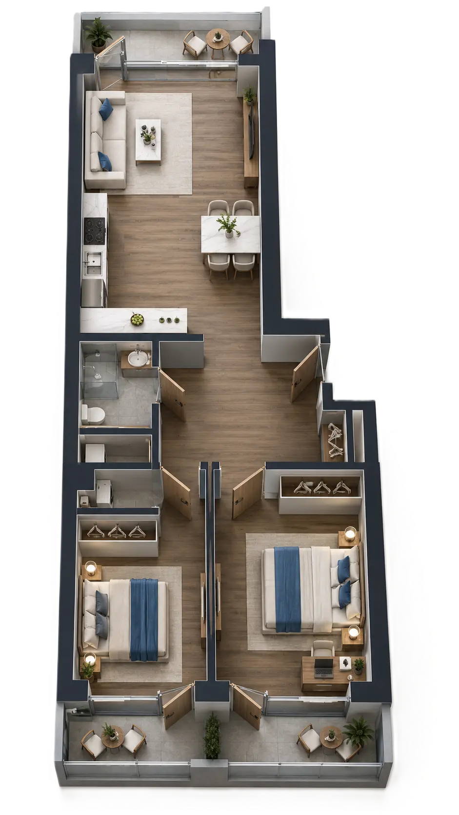 Balance — 2 Bedrooms, 91.7 m²