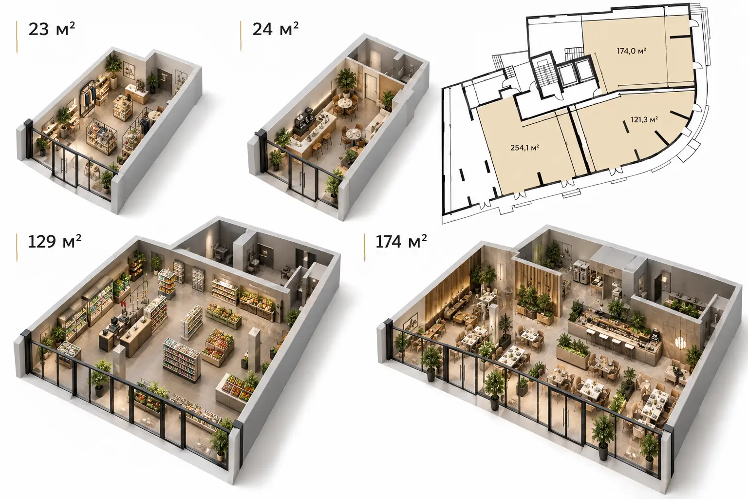 Floor plan of commercial premises in Silver Point