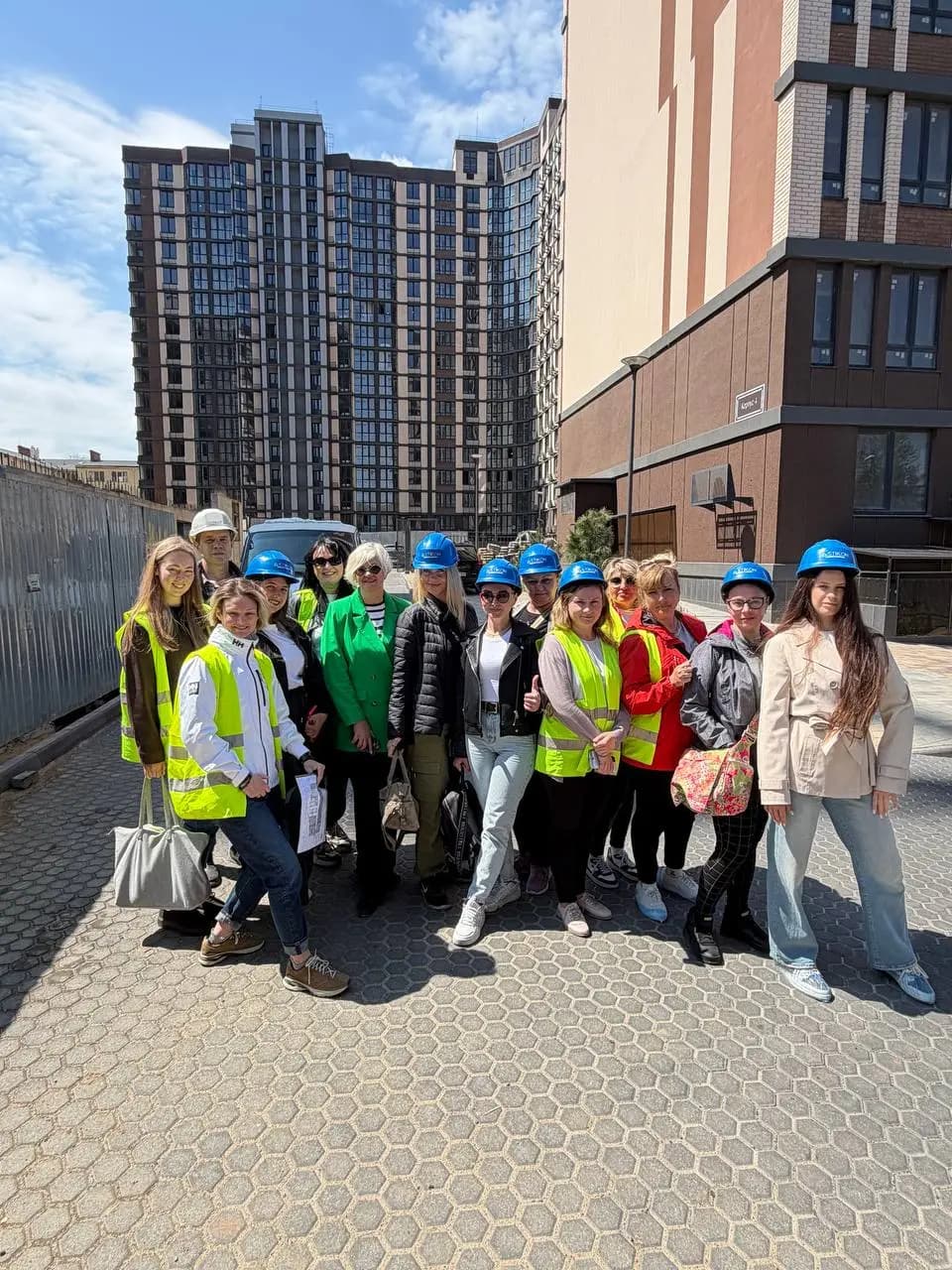 The Garant Group team on a construction site