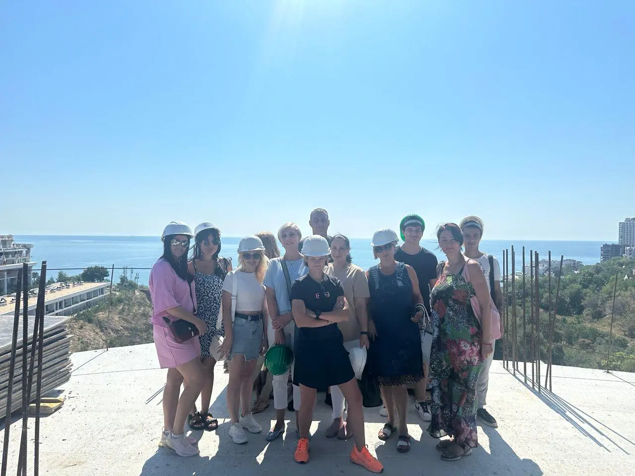 The Garant Group team training on a new development