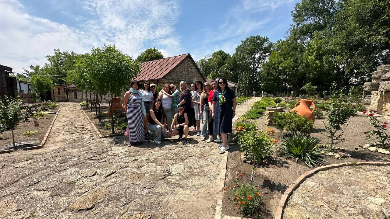 The Garant Group team on a trip to a place of power