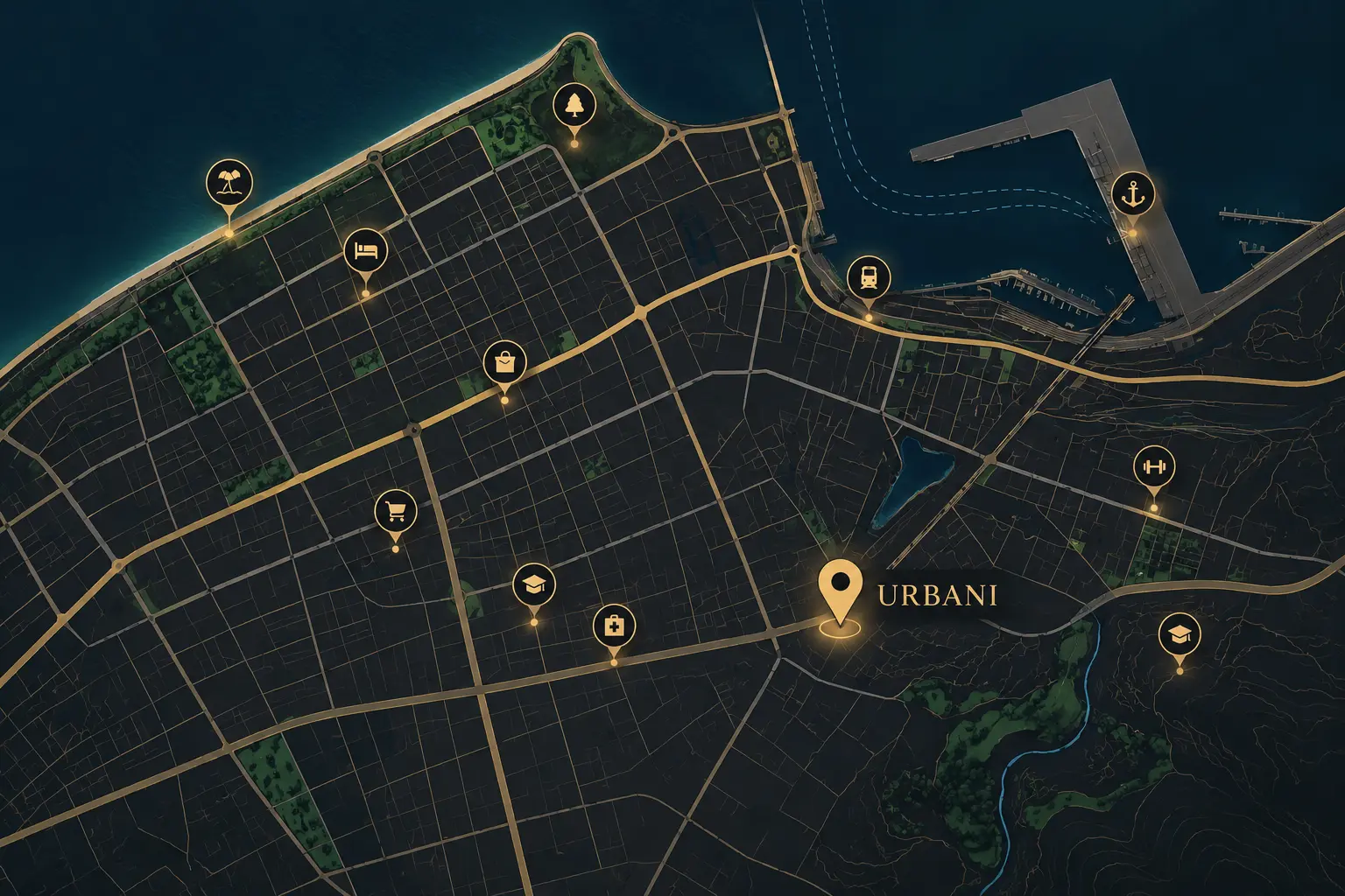 Bagrationi district in Batumi — location of Urbani